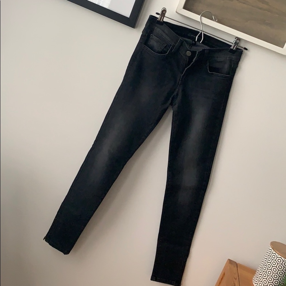 Flying Monkey Grey Wash Skinny Jeans